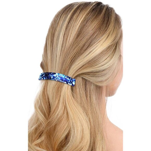 Large French Tortoise Shell Hair Clips for Thick Hair 3 Pack main image 5